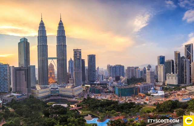 Tháp Petronas - vé máy bay đi malaysia giá rẻ hãng Scoot