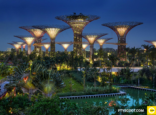 Công viên Gardens by the Bay - Địa điểm tham quan khi bay đến Singapore