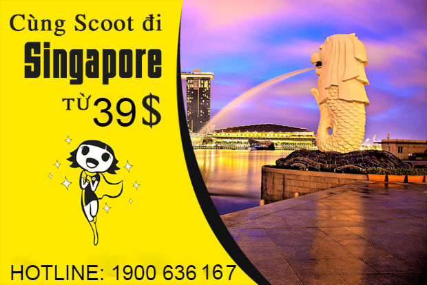 Cùng Scoot khám phá Singapore với mức giá khó cưỡng lại từ 39 USD
