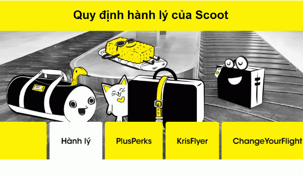 Quy định hành lý của Scoot Air