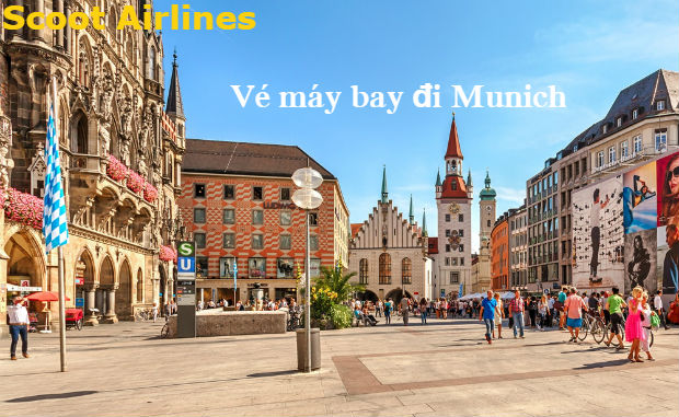 Săn vé máy bay đi Munich giá rẻ nhất hãng Scoot