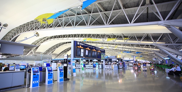 Quang cảnh sân bay quốc tế Kansai Osaka