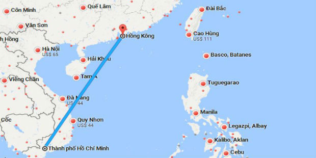 Vé máy bay từ TPHCM đi Hồng Kông